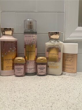 Bath & Body Works Champagne Toast Bundle